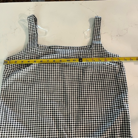 Target A New Day Black Gingham Mini Shift Dress Small - Picture 9 of 10